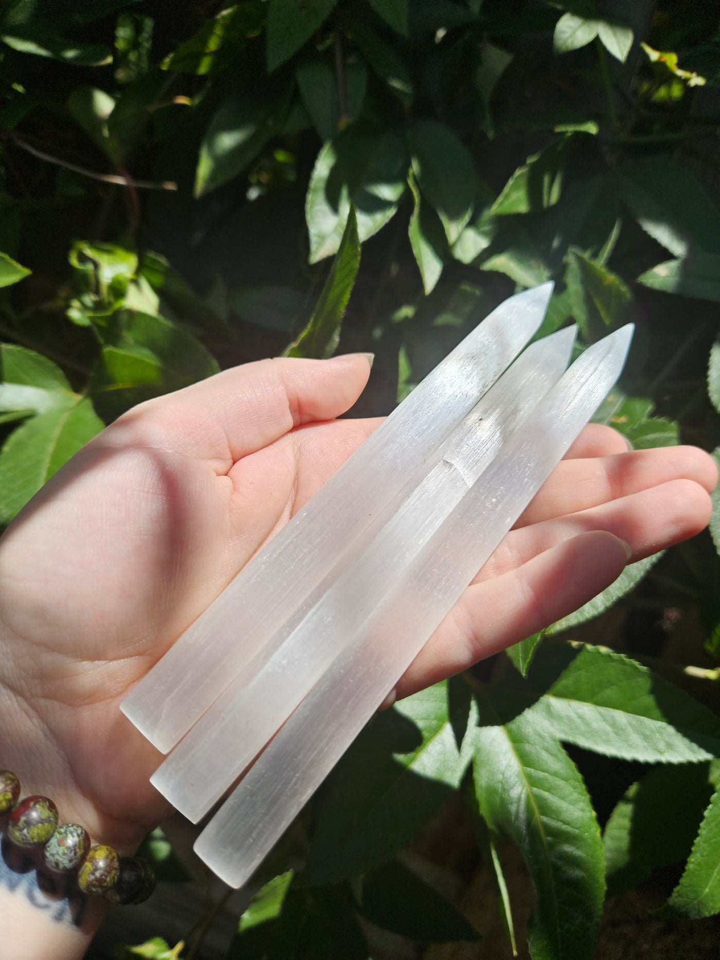 Pointed Selenite Wand