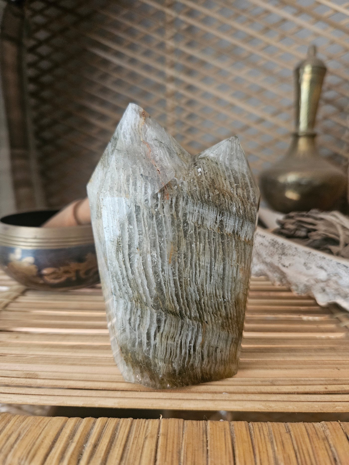 Garden Quartz Double Point #1