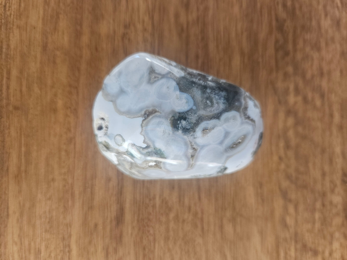 Orbicular Jasper palmstone