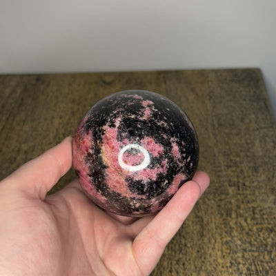 Rhodonite Sphere