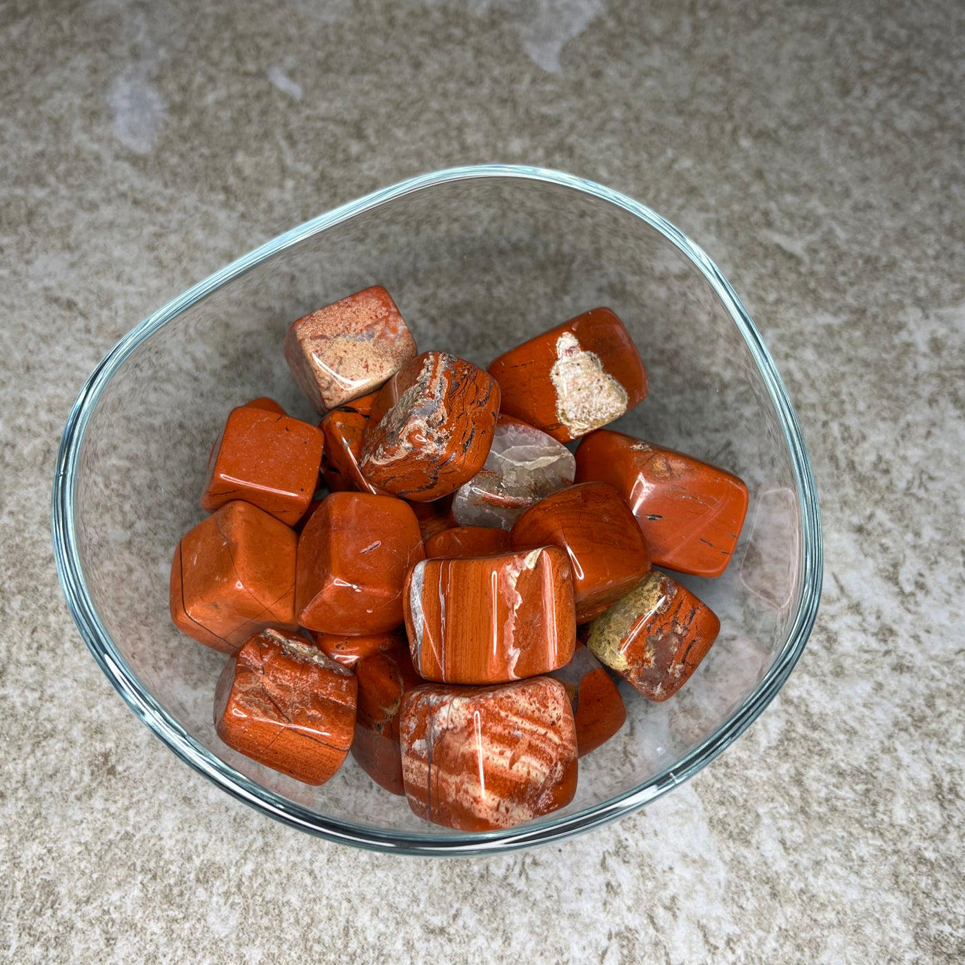 Red Jasper Cube
