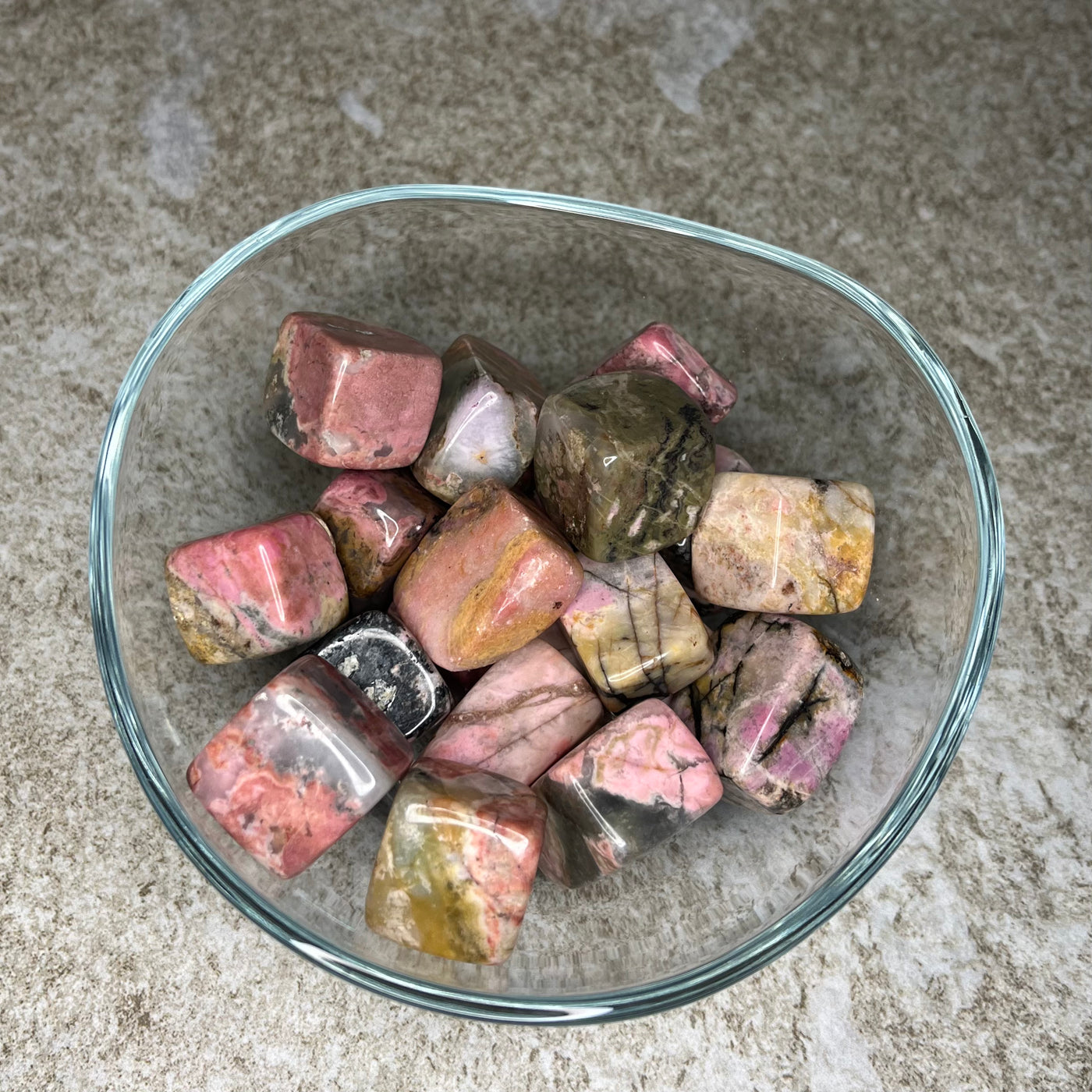 Rhodonite Cube