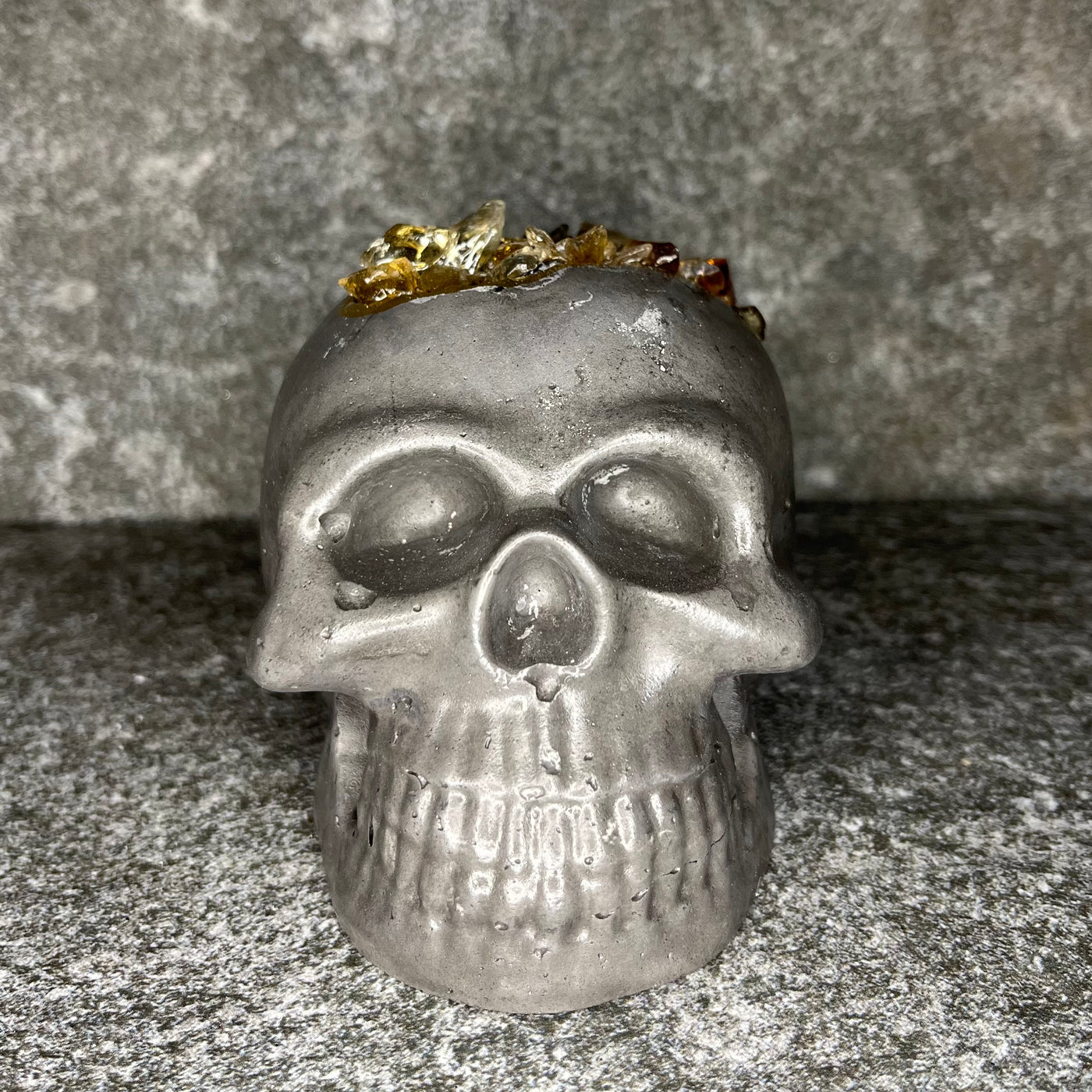 Citrine Cement Skull