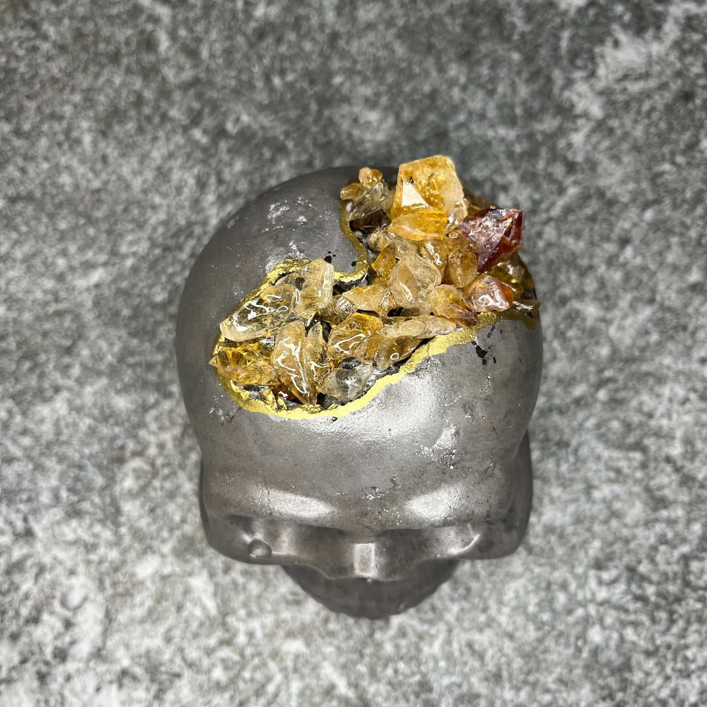 Citrine Cement Skull