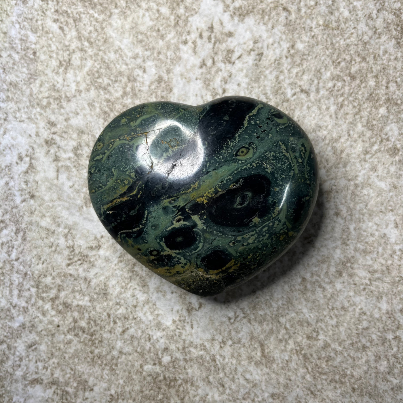 Kambaba Jasper Heart #2
