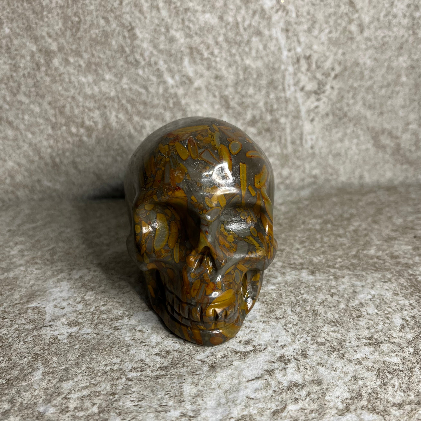 Bamboo Jasper Skull #2