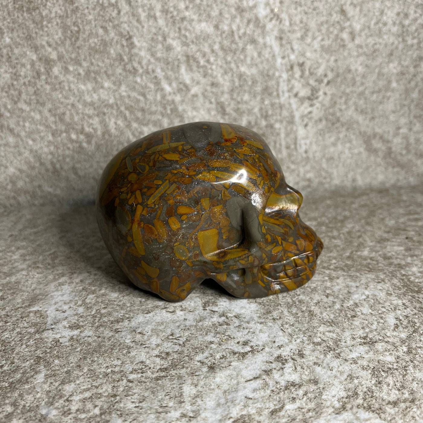 Bamboo Jasper Skull #2