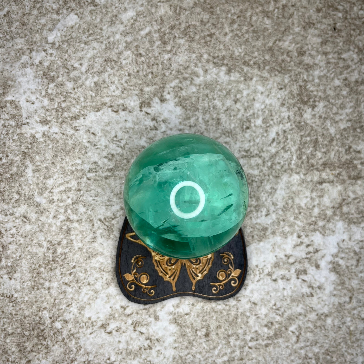 Black Planchette Sphere Stand