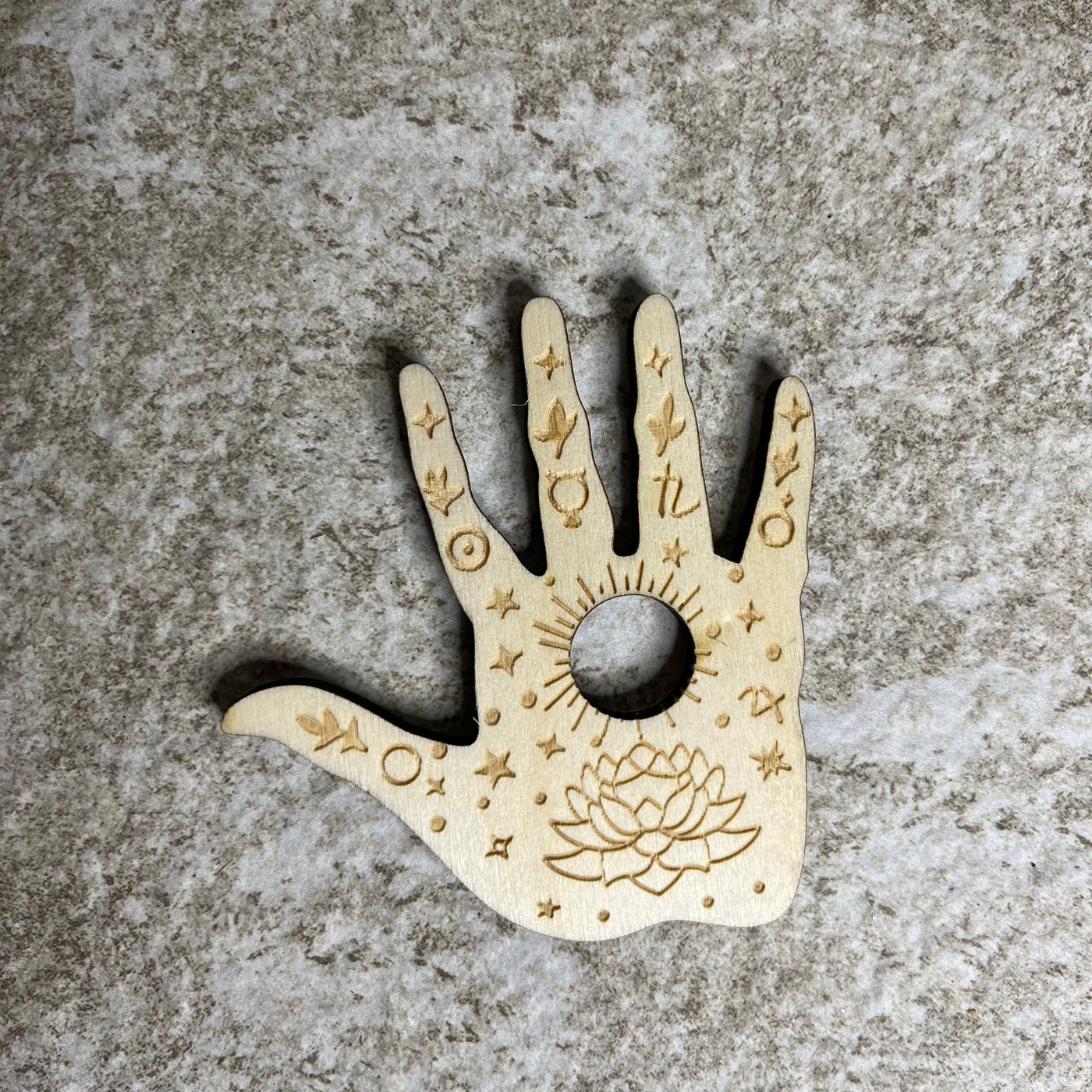 Lotus Hand Sphere Stand