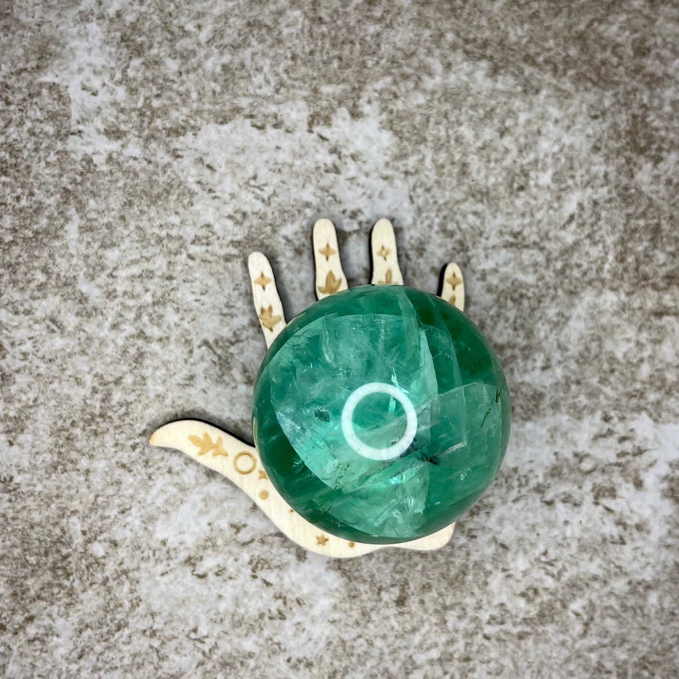Lotus Hand Sphere Stand