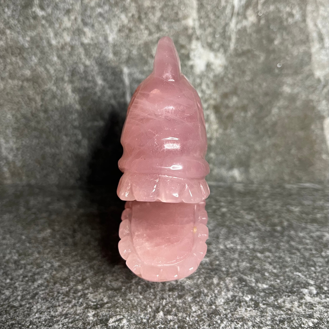Rose Quartz Standing Fish #1