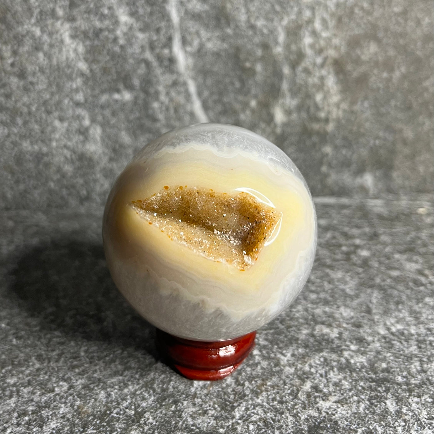 Druzy Agate Sphere #4