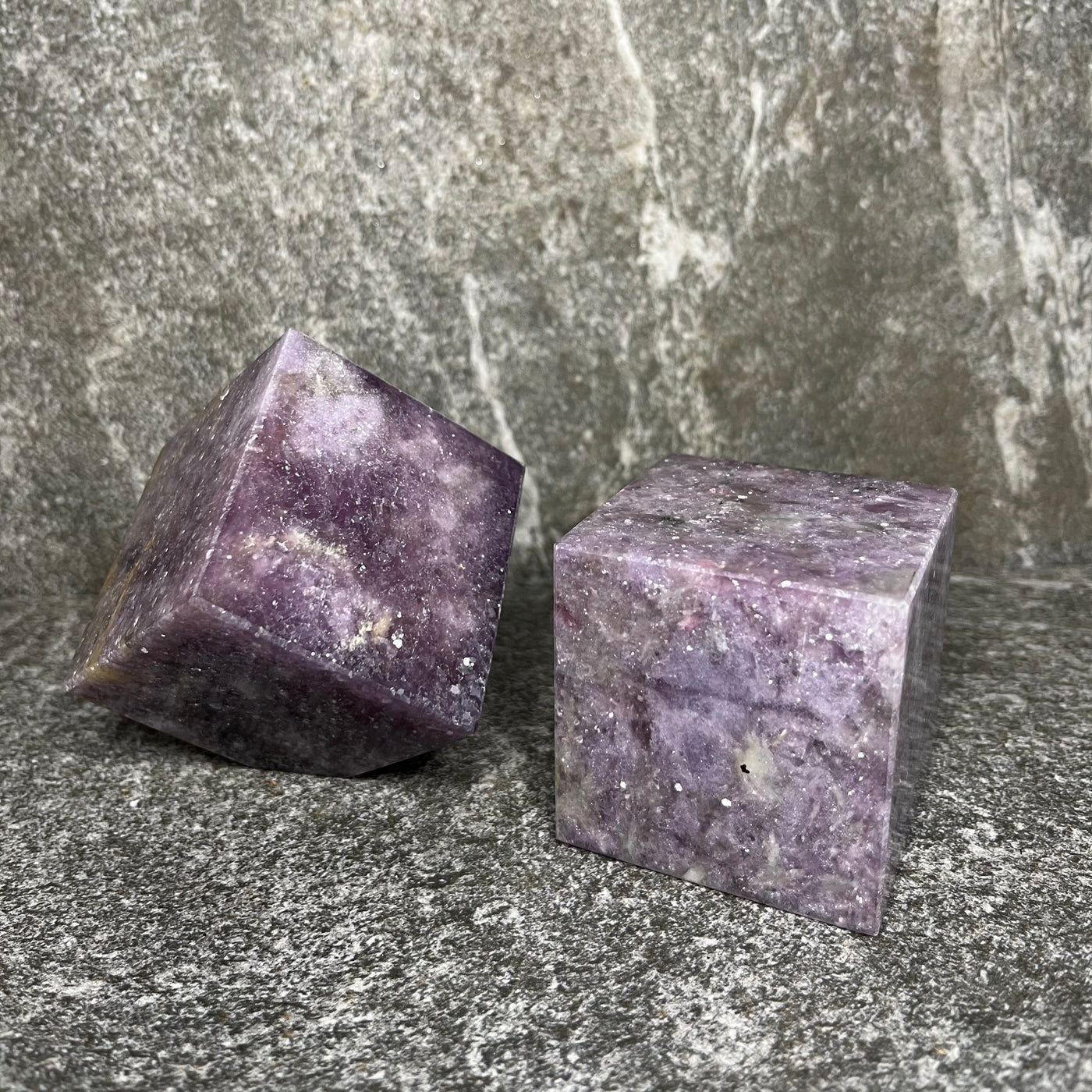 Lepidolite Cube