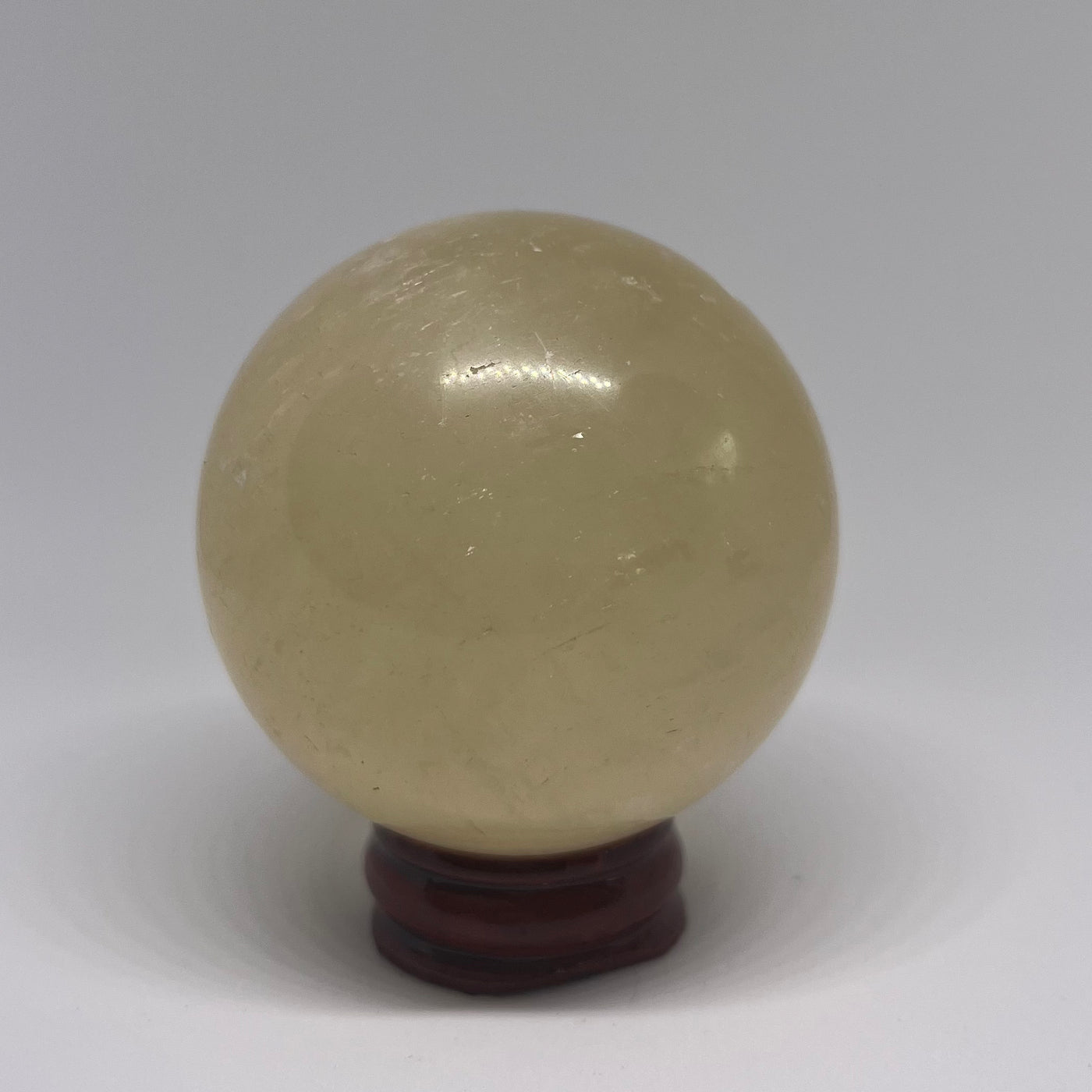 Honey Calcite Sphere