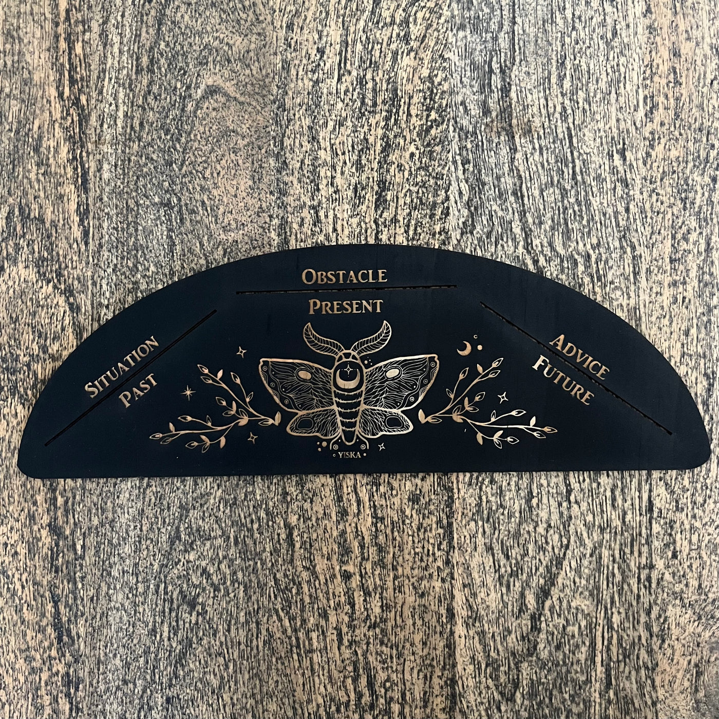 Moth Three Card Tarot Stand