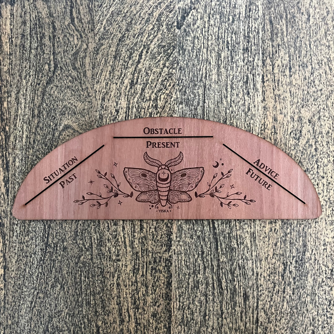 Moth Three Card Tarot Stand